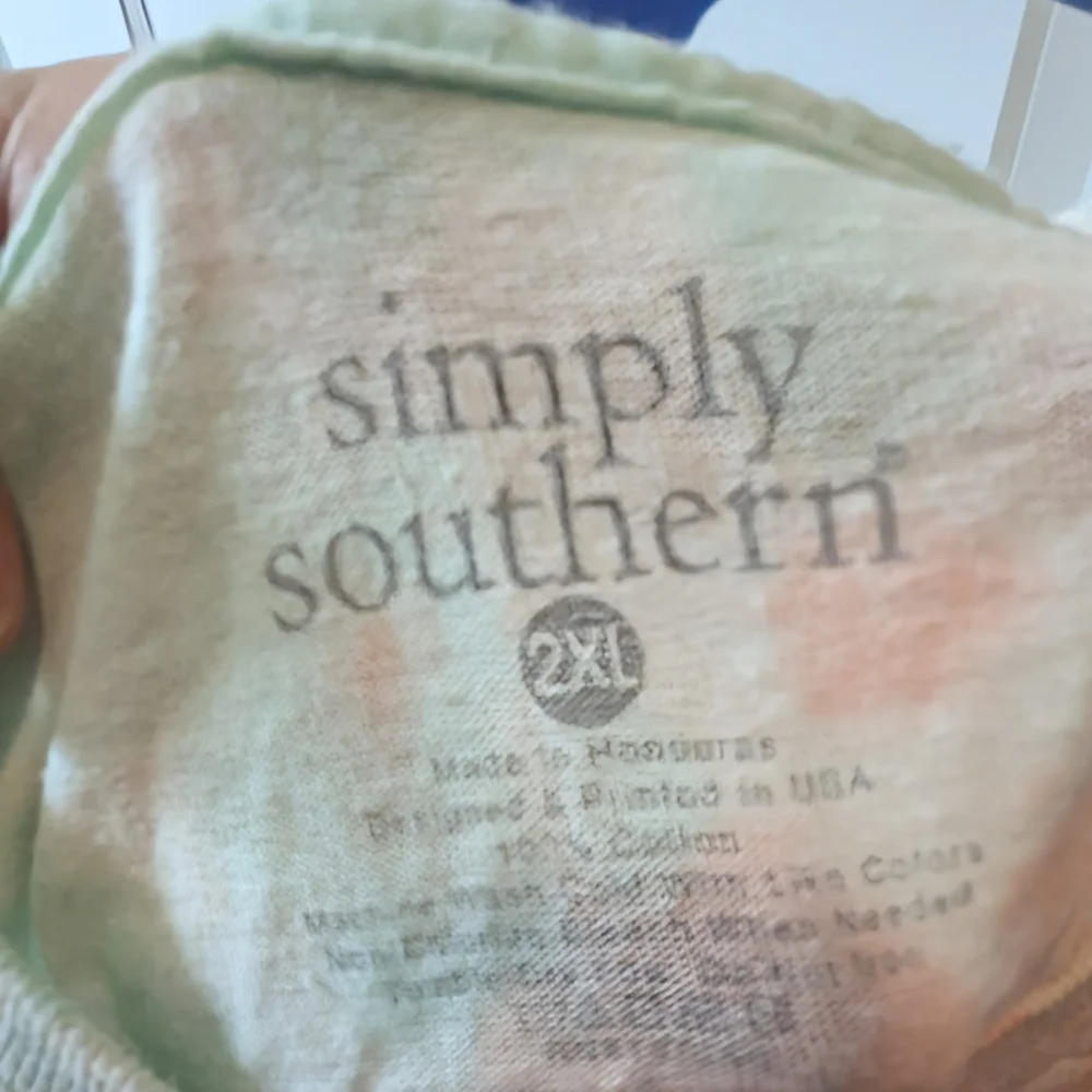 Simply Southern Light Green Tee - Picture 3 of 3
